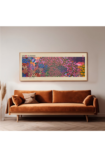 woodhomeworks Tek Parça Gerçek Ahşap Yatay Panorama Çerçeveli Tablo yayai kucama