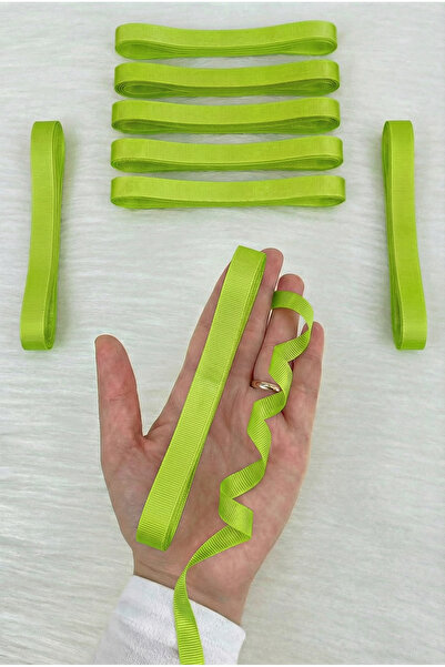 ZEYMERADE Panglică verde pistaciu 1 cm 10 metri, Bohça Ceaiun, Logodnă, Promi...