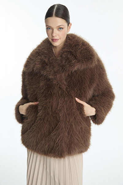 Zühre Short Fur Brown Coat 13828