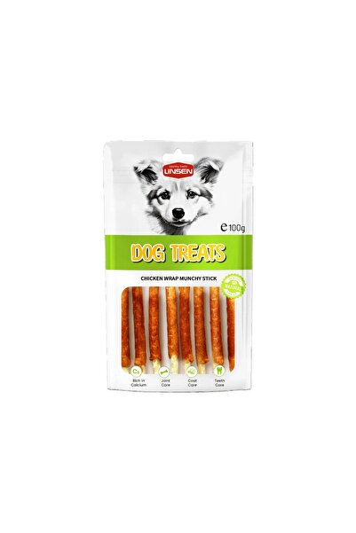 Linsen Linsin Dog Treats Chewable Chicken Wraps 100g