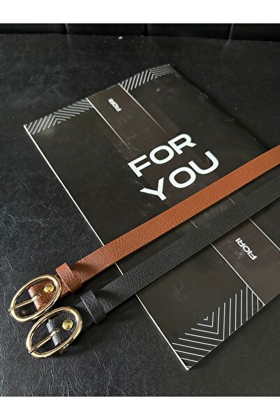 Fiori Thin Belt with Gold Buckle, Pants Belt, Shirt Belt, Coat Belt, Dress Belt