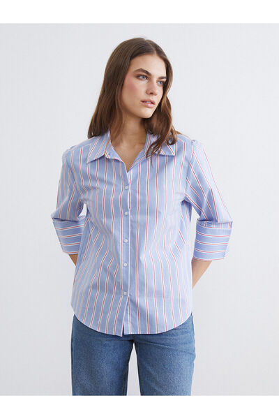 LC Waikiki Peak New Season Striped Women's Shirt