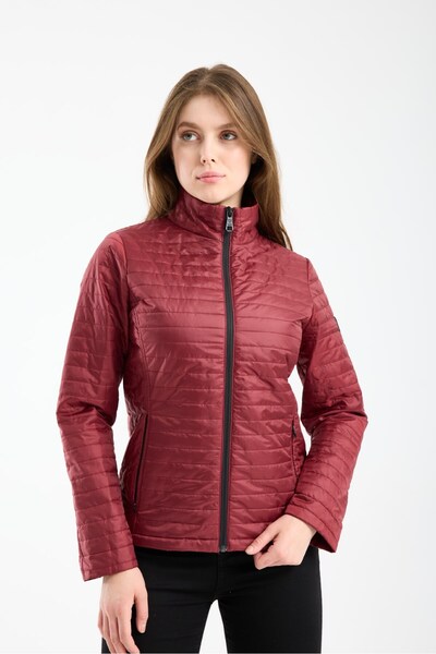 G-FOX Women's Quilted Seasonal Coat – Lightly Padded, High Collar, Full Zippe...