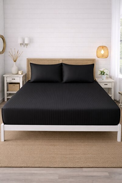 moon secret tekstil طقم غطاء لحاف مطاطي من القطن بنسبة 100% مقاس 180 × 200