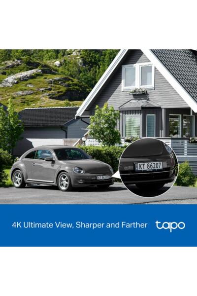 TP-LINK TAPO C660 KIT 8 MP 360 Derece 4K Güneş Enerjili Gece Görüşlü IP Wi-Fi Güvenlik Kamerası