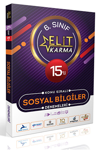 Yanıt Yayınları ELİT KARMA 6. SINIF SOSYAL BİLGİLER 15'Lİ BRANŞ DENEMESİ