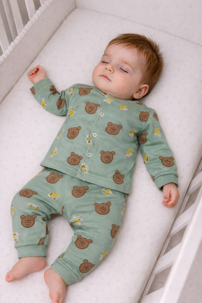 Feyza Bebek Pijama takımı 2li alt üst takım