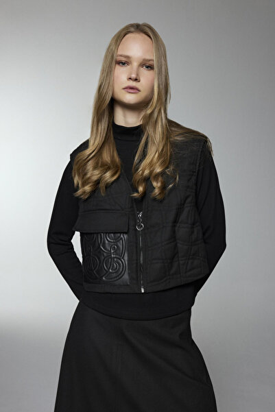 Zühre Patterned Pocket Detailed Triple Combination Black Suit 1650