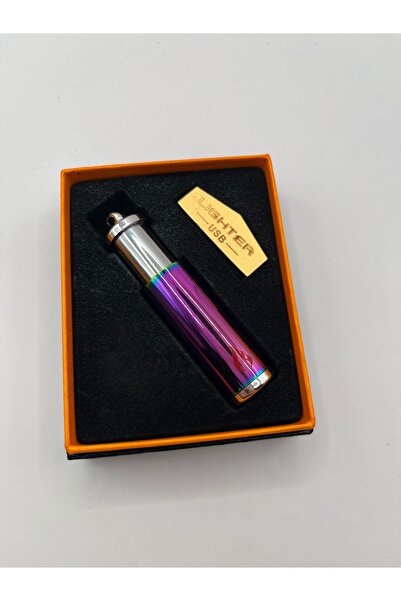 Hunter Premium Şarjlı Elektrikli Metal Çakmak | Kırmızı Isıtmalı Orta Bölme |...