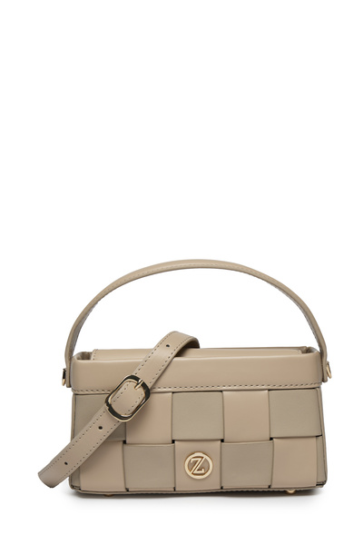 Zühre Knitted Patterned Quilted K.Beige Bag 0050