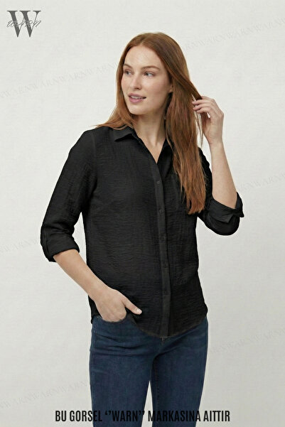 warn Women's Long Sleeve Shirt Muslin Fabric with Pockets 100% Cotton Texture...