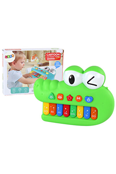 Three top online Orgă muzicală educativă pentru pian, crocodil verde, sunete ...