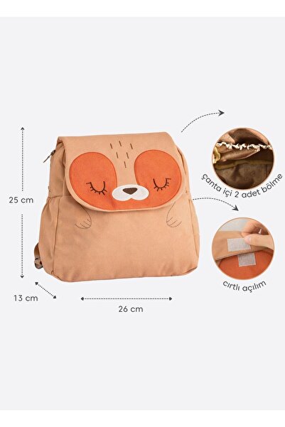 kitikate Mini Bag Backpack Orange Fox
