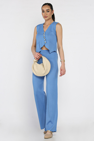 azragül giyim Vest, Trousers, Knitwear, Two-Piece Set