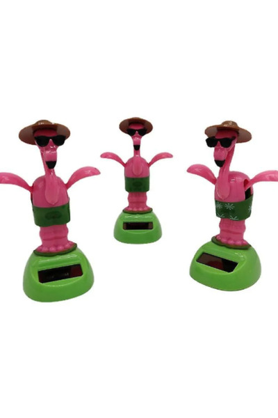 Kanonik Education طائر فلامنغو هزاز يعمل بالطاقة الشمسية