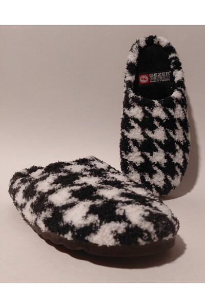 GEZER Black and White Comfortable and Lightweight Unisex Winter Home and Gues...