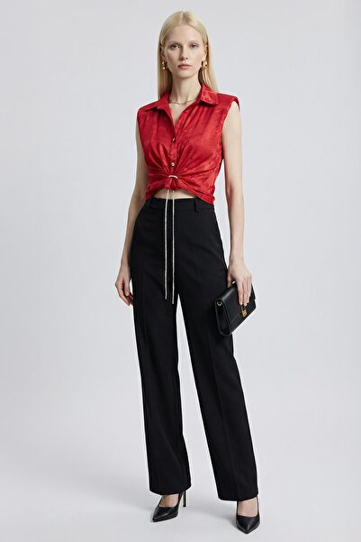 Rays 251166 Zero Sleeve Tie-Up Shirt Red