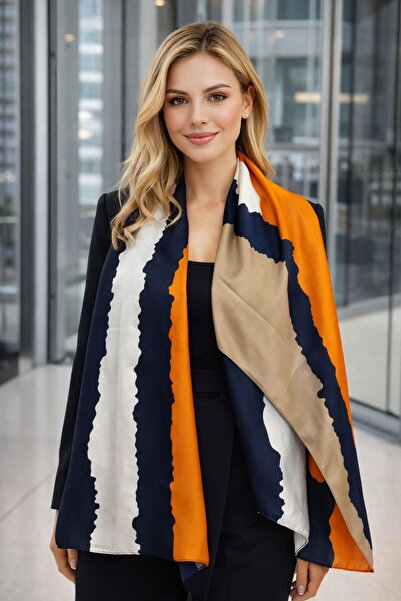HAZAL KAYA ATELIER Sal12 Patterned Women's Shawl 180X90 cm