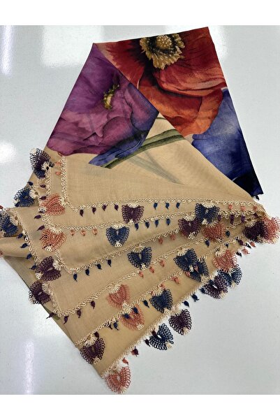 REYYAN EL İŞİ İĞNE OYALI YAZMA İĞNE OYALI TÜRBAN OYALI TÜLBENT (1 ADET)