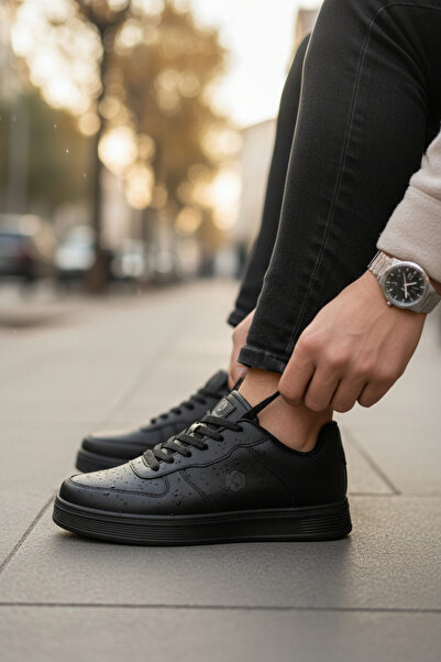 enoch حذاء إينوخ الرياضي الكاجوال للرجال ذو الأربطة والقاعدة المسطحة