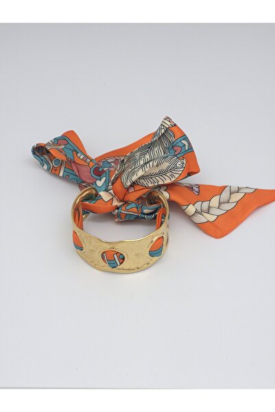 Shine Çelik Takı&Aksesuar Fular Tasarımlı Çelik Bileklik