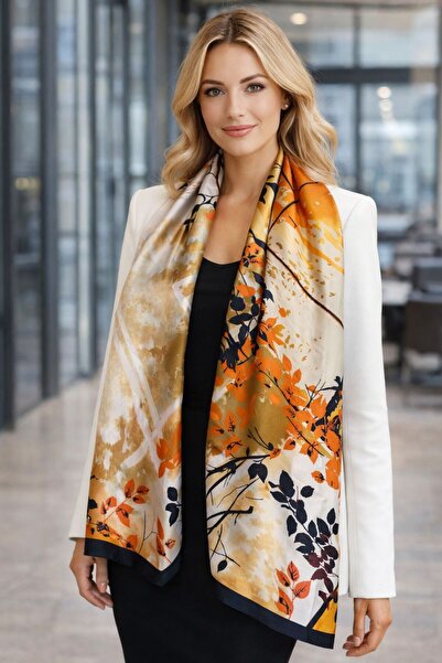 HAZAL KAYA ATELIER Sal10 Patterned Women's Shawl 180X90 cm