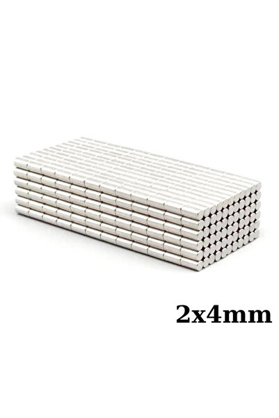 Genel Markalar 2x4mm Neodyum Güçlü Mıknatıs - Neodim Magnet