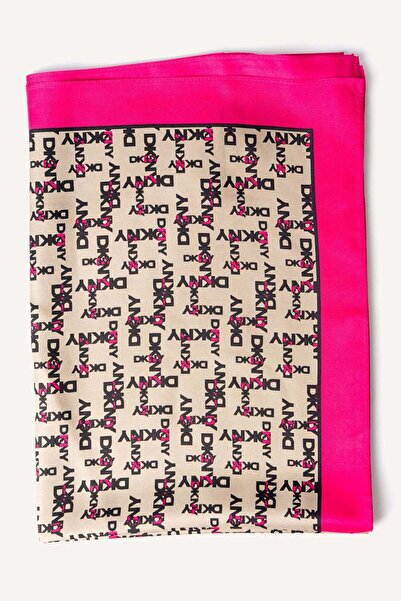 Dkny وشاح بشعار مربع