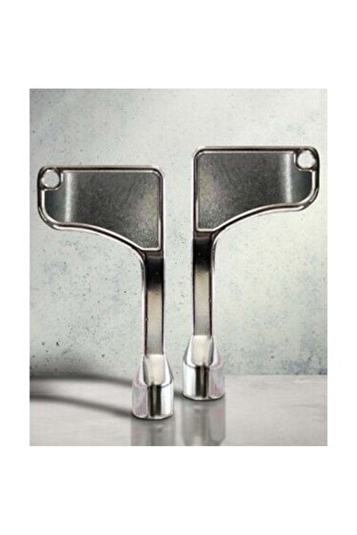 Tuncel Teknik 10 Adet Metal Asansör Anahtarı Üçgen Anahtar