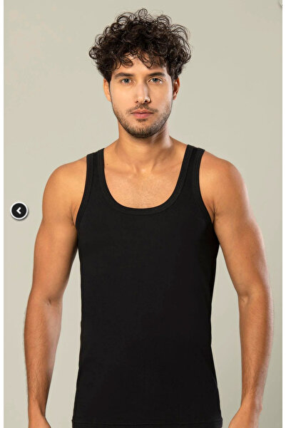 Erdem Ανδρικό, Μαύρο, 100% Βαμβάκι, Σετ 6 Αθλητικών Μπλουζών με Ριμπάνα Λεπτο...