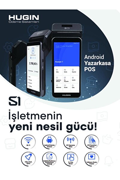 HUGIN S1 Yazarkasa-Pos Android