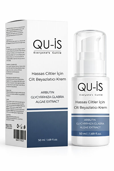 QU-İS Hassas Ciltler için Cilt Beyazlatıcı Krem 50 ML