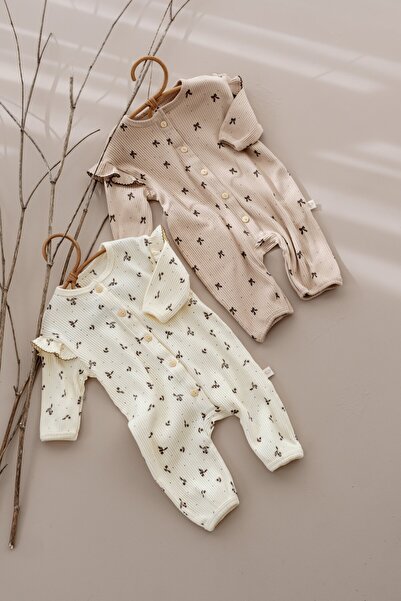 Oh La La Koala For Little Ones 2-Pack Printed Fancy Girls Jumpsuit