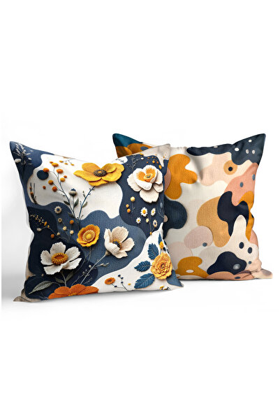 MUN HOME ΜΟΝΤΕΡΝΟ ΣΕΤ 2 ΤΕΜΑΧΙΩΝ ΚΑΛΥΜΜΑΤΩΝ ΤΣΑΝΤΑΣ ΜΕ ΣΧΕΔΙΑ ΛΟΥΛΟΥΔΙΩΝ ΚΑΙ ...