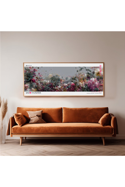 woodhomeworks Tek Parça Gerçek Ahşap Yatay Panorama Çerçeveli Tablo yayai kucama