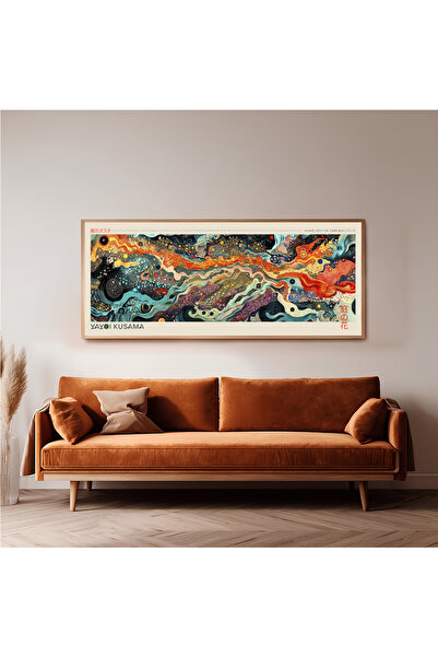 woodhomeworks Tek Parça Gerçek Ahşap Yatay Panorama Çerçeveli Tablo yayai kucama