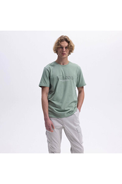 Ellesse Ανδρικό T-Shirt σε πράσινο χρώμα μέντας EM451
