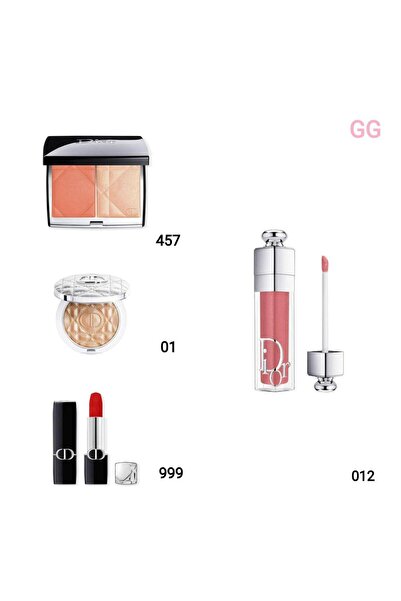 DIOREXA مجموعة من منتجات مكياج ، بما في ذلك ملمع ومكبر الشفاه ليب ماكسيمايزر