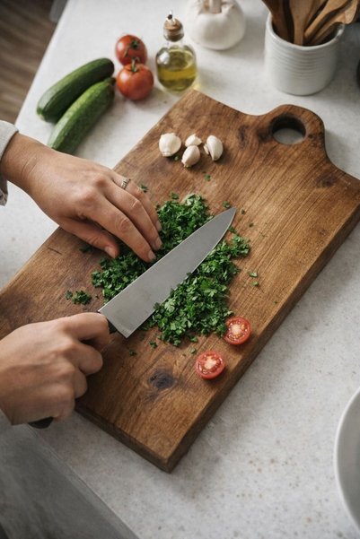 ODUN HERİF 06 Chopping Board - Walnut Chopping Board - Presentation Board - Walnut Presentation Board