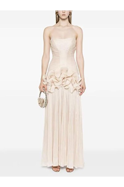 Heidi Elegant dress in crinkle fabric