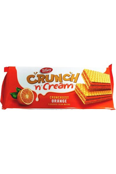 Tiffany CRUNCH CREAM ORANGE WAFER 135gm
