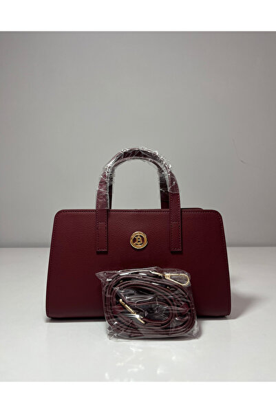 Resmiro حقيبة كتف نسائية باللون الأحمر الداكن BW7009BRD