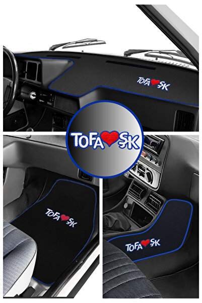 TUSBA MARKET Tofaş Şahin Doğan Kartal Low Chest Console Mat - Car Floor Mat &...