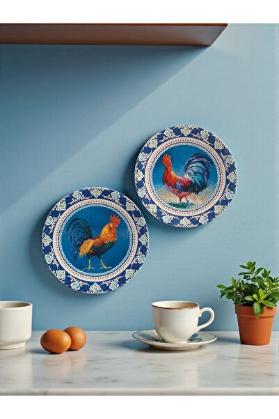 unique florya Σετ 2 τεμαχίων διακοσμητικών τοίχου με θέμα το κόκορα και το κο...