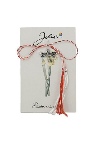 JOLIE Set of 10 Traditional Martisor, Jolie, Dragonfly Model, with Braided Wh...