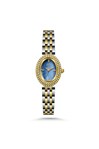 catera Women's gold watch with a white dial - elegant and refined design