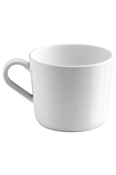 IKEA QUİCK 2 Adet Beyaz Fincan Hacim 240 ml 2'li Set Çay Kahve Fincanı Yüksek...