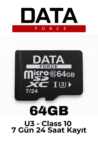 DataForce 64Gb U3 Memory Card |   Camera, Phone and Dvr Compatible