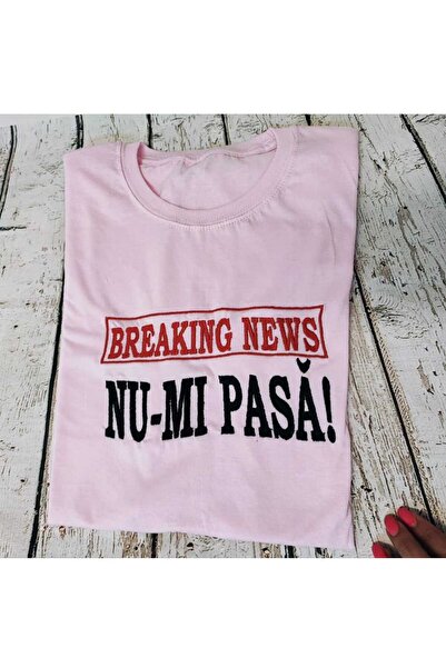 MagBro Embroidered T-Shirt - Breaking News - I Don't Care