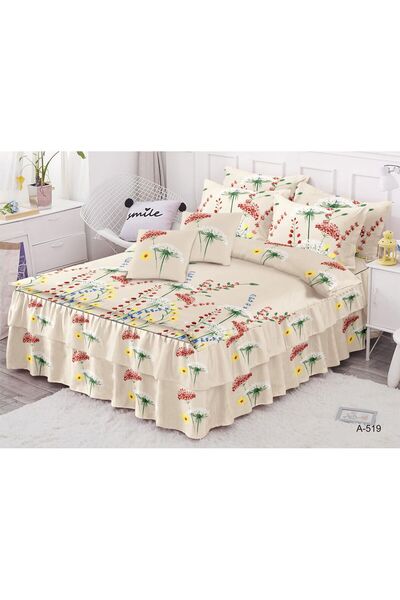 ANATOLIATEKSTILE Fine Duvet Cover Set , 6 Pieces | Complete Bedroom Set | Fit...